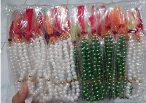 100 PCS Tasbih Mutiara Kecil Kemasan Plastik Untuk Souvenir Haji dan Umroh