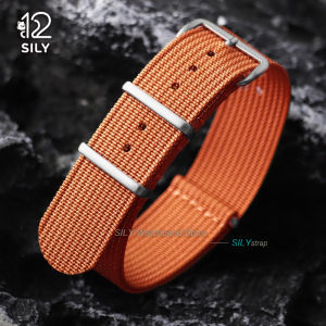 19mm 18mm 20mm 22mm One Piece Ribbed Nylon WatchStrap Military Fabric Watchband for Seiko for Tudor for Omega Bracelet Wristbelt