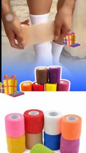 Băng keo thể thao cao su non tự dính quấn cổ chân cổ tay chống chấn thương