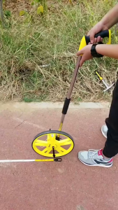 ect FOLDING DISTANCE MEASURING WHEEL ANALOG (BIG WHEEL 32CM) 10KM / 10000 METER