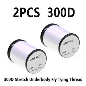 Chỉ Nylon Trắng 300D/600D Dùng Làm Lớp Lót Dưới Thân Cho Việc Buộc Ruồi Chỉ Nền Nén Được Dùng Cho Ruồi Nymph Scud Cá Hồi Và Cá Tầm.