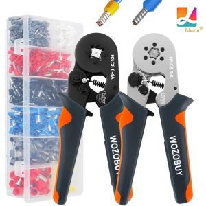 Ferrule CRIMPING TOOL HSC8 6-4/6-6 ไฟฟ้าCrimper PlierสําหรับปลายสายไฟCRIMP Tubeเทอร์มินัลวงจรไฟฟ้าซ่อม