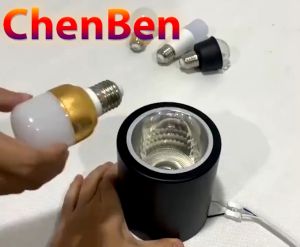 Led Downlight Surface Ceiling Pin Light Replaceable E27 Lamp Bulb 3.5/4inch Spotlight