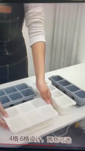 6 Holes Seedling Tray Succulent Plant Tray Box Flower Pot Cactus Pot with Pot Tray Breathable Square for Decoration 育苗盒