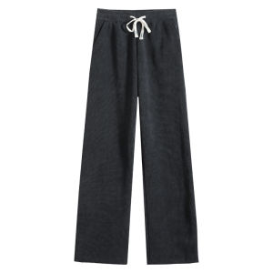 JIANGLU | Thick Fleece Wide Leg Pants for Women Autumn Winter