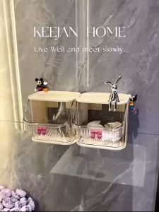 Hộp Đựng Đồ Đa Năng Tiện Lợi Hình Chuột MICKEY Bàn Làm Việc Bàn Học Treo Tường Thiết Kế Phong Cách Hiện Đại