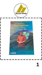 Buku Kamus Anggah Ungguh Kruna Bali Indonesia Agama Hindu I Nyoman Suwija