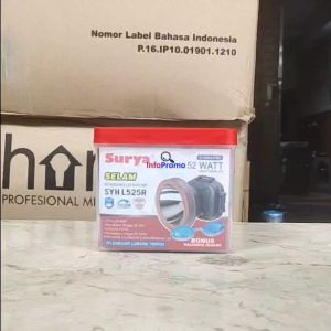 Senter Kepala Selam Surya SYH L525R LED 52 Watt Cahaya Putih Original
