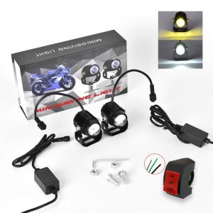 Surfy Motorcycle Mini Driving Light V2+ 20W/Bulb 3000LM With Cooling System