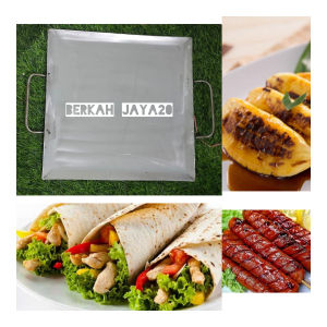 Wajan Kuali Plat besi/ Loyang panggangan roti bakar pisang goreng sosis dll