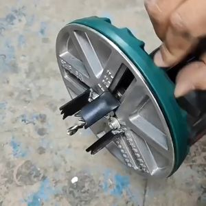 Mũi khoan khoét lỗ gỗ thạch cao đa năng có điều chỉnh độ lớn 45-130mm