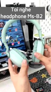 Tai Nghe Chụp Tai Headphone MS-B2 BlueTooth 5.1 Có Micro Đàm Thoại Xoay Nhiều Góc Độ Âm Thanh Hifi Độ Chống Ồn Cao