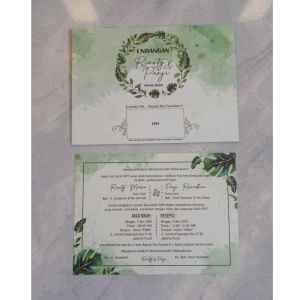 200 pcs undangan amplop