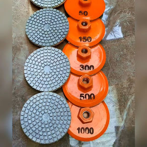 CEO 🇲🇾 80mm 3" Diamond Polishing Pad Ceramic Tile Trimming Polishing Disc Angle Grinder M10 Polish Marble Stone