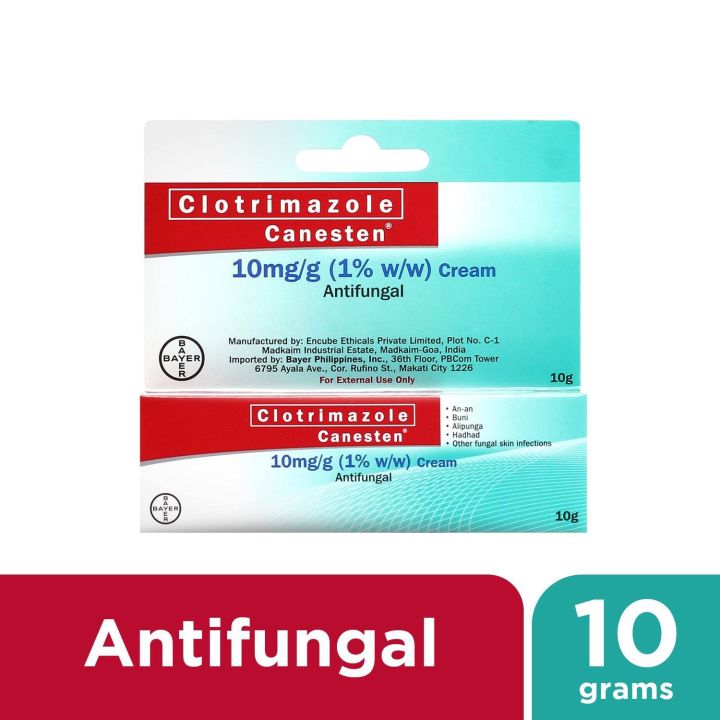 Canesten 1 10 mg / g 10 g Cream AUTHENTIC from MERCURY DRUG Lazada PH
