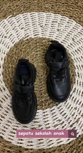 SEPATU ANAK LAKI-LAKI SEKOLAH TK SD / SEPATU HITAM ANAK LAKI-LAKI PREMIUM / SEPATU ANAK BERKUALITAS
