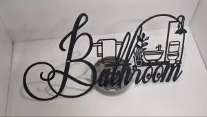 CIFBUY Metal Wall Art Vintage Coffee Girl Sign Rustic Cafe Kitchen Bar Shop Man Cave Decor Aesthetic Home Wall Hanging