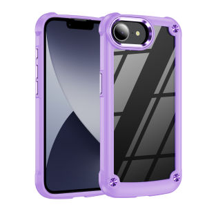 Ốp Lưng Silicon Chống Sốc Hạng Nặng Chắc Chắn Sang Trọng Cho iPhone Pro Max 16 Plus 16e - Vỏ Cứng Trong Suốt Chống Trầy Xước Chống Trượt