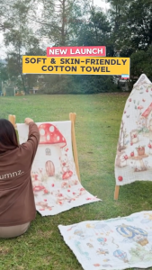 Autumnz 6 Layer Cotton Baby Muslin Towel