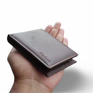 Dompet Kulit Pria Mini Kecil Tipis Slim Wallet