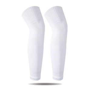 Loogdeel 1 Pair Adult Football Calf Socks Over-the-Knee Soccer Leggings Socks Breathable Sports Knee Pads Leg Cover Joint Knee