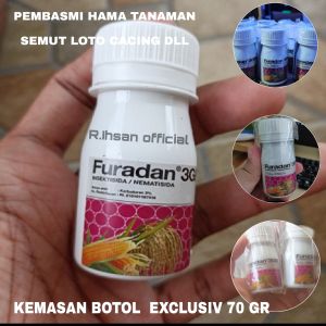Serbuk Pembasmi Hama 72 gr Tanaman Ulat Cacing Kaki Seribu Botol Exlusif