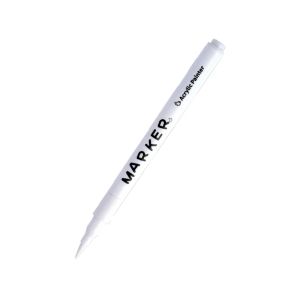 1/3/5Pcs White Marker Pens Acrylic Paint Pen Quick-Drying Marker Pens Permanent Waterproof White Painting Brush Student-Specific