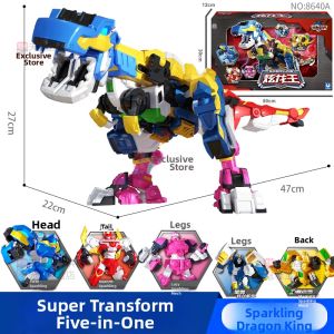 JUMPGO | Mini Special Forces Dinosaur Transformation Robot 5-in-1