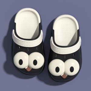 Childrens Summer Beach Sandals Anti-Slip Headed Clog Shoes Soft Bottom Two-Way Wearable Slippers for Boys And Girls