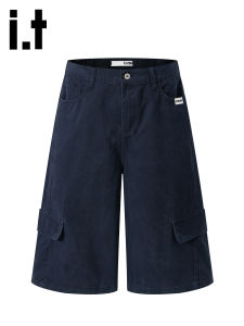 izzue | Urban Street Cool Pure Cotton Short Shorts Multi-Pocket