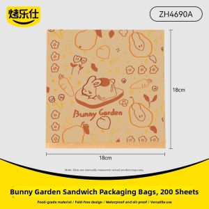 KAULUS | Food Grade Breakfast Sandwich Wrap Paper Bag