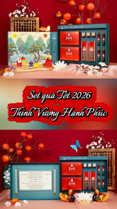 THỊNH VƯỢNG HẠNH PHÚC | Bộ Quà Tặng Hồng Sâm Cao Cấp KGC Jung Kwan Jang