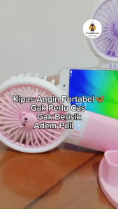 Kipas Angin Genggam Tangan Handy Mini Fan Portable Untuk Travelling