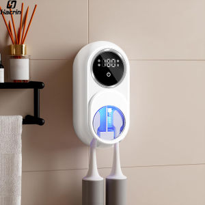 Electric Toothbrush Sterilizer Wireless Portable UV Toothbrush Sterilization Rechargeable Wall Mounted Electric Toothbrush Dryer