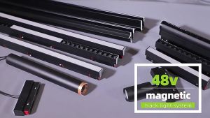 [SG Stock Installation Available] Ultra Slim Surface Magnetic Track Light System 48V Complete Set Plug & Play