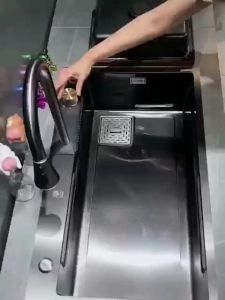 Kitchen Sink Modern Stainless New Fitures 7545 Bak Cuci Piring Modern - BAK CUCI PIRING VIRAL - MURAH