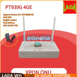 new Dual Band PT939G  PT939 XPON ONU 2.4G-5G WIFI ONT EPON/GPON English version Optical fiber Modem with box power adapter