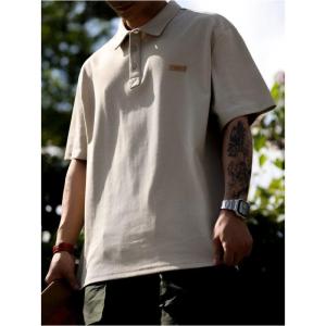Loose Fit American Style Short Sleeve POLO Shirt for Men Summer Casual Turn-down Collar T-shirt Upper Body Large Size 300 Pounds