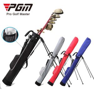 PGM Lightweight Standed Golf Sunday Bag Pencil Bags with Nylon Waterproof Design Can Hold 9 Clubs for Men Women