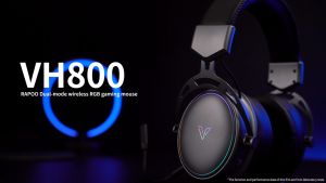 Rapoo VH800 หูฟังเกมมิ่งไร้สาย Dual-Mode 2.4GHz + Bluetooth เสียง Dual Driver เหมาะกับเกม FPS / Battle Royale / PC เกมมิ่ง
