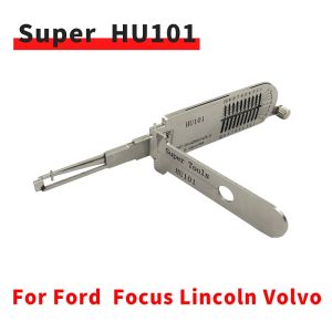 NEW Stely HU101 Lishi 2-in-1 Decoder Super Tool for Ford Focus Lincoln Volvo - Hollow out Lock Pick Key Decoder Tool
