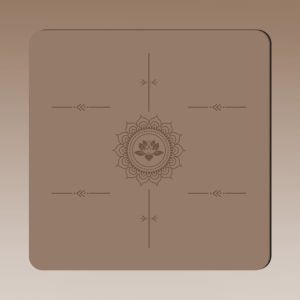 Mini Yoga Mat Natural Rubber Meditation Mat Professional Anti-slip Small Size Fitness Exercise Equipment Yoga Mat