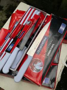 Pisau dapur profesional Tramontina 8” untuk iris daging  buah dan sayuran