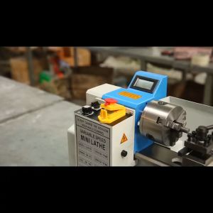 Ready✅ Mini Lathe Machine Benchtop Metal Lathe Stainless Steel Household DIY High Precision Processing Mesin Larik Logam