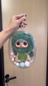 18cm/23cm Tas penyimpanan transparan PVC  Tas BABY THREE VER 3 PVC  BABY THREE VER 1 transparent storage bag BABY THREE VER 2 pouch