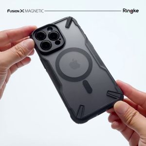 Ringke Fusion-x Mag Matte Tương thích với Vỏ ốp iPhone 15 Pro Max [Bảo vệ cấp quân sự] Ốp điện thoại TPU bảo vệ tiên tiến