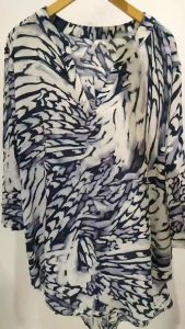 CATO WOMEN PLUS SIZE BLOUSE PURPLE MOTIF / BLOUSE CATO TERBARU DAN TERMURAH / BLOUSE CATO BIG SIZE