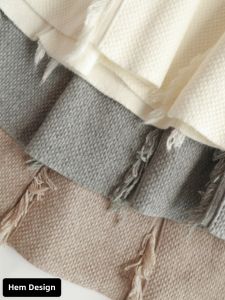 High Waist Knitted Mini Skirt Pure Color A-Line Korean Style Half Body Skirt for Trendy Women Short Length Polyester Fiber