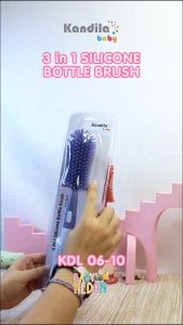 KANDILA BABY 3IN1 B0TTLE BRUSH / KDL 06-10 / SIKAT BOTOL BAYI / SIKAT BOTOL SUSU ANAK / SIKAT BOTOL SILICONE