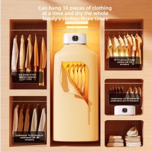 HELLOLEIBOO | Compact Foldable Baby Clothes Dryer